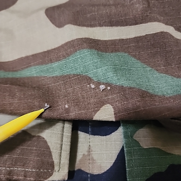 Air Force Issued Top Men Small Short Woodland Camo Button Up Shirt Long Sleeve - Picture 11 of 13